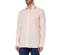 Hackett London COTT/Linen Graph CHK Camisa, White/Red, XL para Hombre