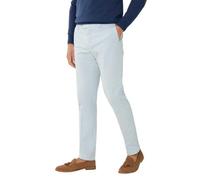 Hackett London Cotton Linen Stripe Pantalones para Hombre, Azul (Sky Blue), 30W/34L