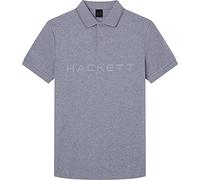 Hackett London Essential Camiseta Tipo Polo, Gris, XS para Hombre