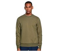 Hackett London Essential Crew Sudadera con Capucha, Verde Oliva, M para Hombre