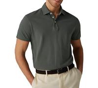 Hackett London Gmd Pique SS Polo, Marrón (Khaki), XS para Hombre