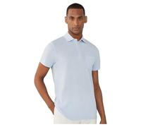Hackett London Gmd Pocket JSY SS Polo, Azul (Heather), XXL para Hombre