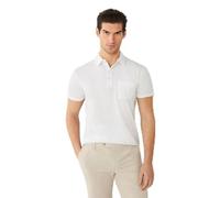 Hackett London Gmd Pocket JSY SS Polo, Blanco (White), XS para Hombre