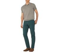 Hackett London GMD Texture - Pantalón Chino para Hombre, Color Verde Botella, 38 W/34 L, Verde (Verde Botella)., 38W/34L