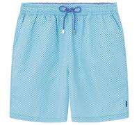 Hackett London Grid Tailored Pantalones Cortos, Azul (Light Turquoise Blue), S para Hombre