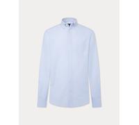 Hackett London Hackett London - Camisa oxford de hombre con raya bengal. Azul claro Talla 3XL