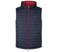 Hackett London Heritage Gilet Chaleco de Abrigo, Azul Marino y Rojo, 3XL para Hombre