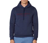 Hackett London Heritage Hoody Sudadera con Capucha, Azul Marino, XS para Hombre