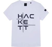 Hackett London HS Cationic Graphic Camiseta, Blanco (Blanco), 13 años para Niños