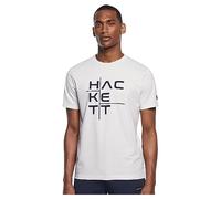 Hackett London HS Cationic Graphic Camiseta, Blanco (Blanco), XL para Hombre