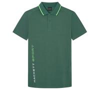 Hackett London HS Tech Polo, Verde (Green/Grey), L para Hombre