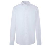 Hackett London Hs Vortex Gilet Shirt para hombre, blanco (blanco), 16