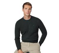 Hackett London Lambswool Crew Suéter pulóver, Verde (Verde Oscuro), S para Hombre