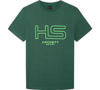 Hackett London Mercerised Polo para hombre, verde (verde/gris), XL