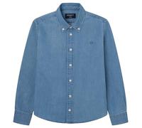Hackett London Mezclilla Lavada Camisa, Azul (Blue), 3 Years para Niños