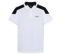 Hackett London Polo Am Col Block para Hombre, Blanco (Blanco), M
