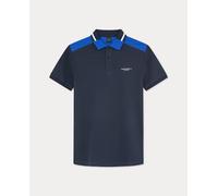 Hackett London Polo de hombre de manga corta con detalle a contraste en los hombros. Azul marino XL