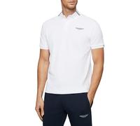 Hackett London Polo Essential Sport FZ para Hombre, Blanco (Blanco), XS, Blanco (Blanco), XS