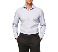 Hackett London Poplin Single Cuff, Camisa Hombre, Azul (Sky 513), 150