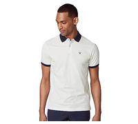 Hackett London Selvedge Placket Camisa de Polo, Blanco (Blanco), M para Hombre