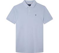Hackett London Slim Fit Logo, Camisa Polo para Hombre, Azul (Oxford), XXL