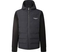 Hackett London Sudadera con Capucha para Hombre Am Quilt HDY FZ, Negro (Negro), XXL