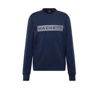 Hackett London Sudadera 'ESSENTIAL' azul / gris plateado L azul / gris plateado