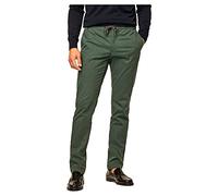 Hackett London Tencel Chino Pantalones, Dark Green, 44W/32L para Hombre