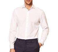 Hackett Poplin Classic DC Camisa, Blanco (White), 14.5 para Hombre