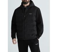 Hackett Sudadera de hombre Aston Martin de nylon con capucha tallas grandes. Negro 1XL/07
