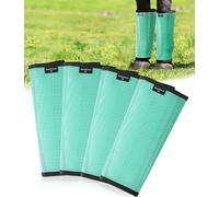 HackFond Botas de malla transpirable para caballo, vendas para piernas equinas para protección contra insectos y arañazos, cómodos protectores de patas de caballo para pasto, senderismo y uso diario