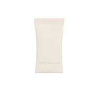 HACLEN Funda para gafas de sol, funda para gafas de sol con paño de limpieza para gafas, funda de gafas de sol de moda, bolsa de cuero para gafas, Blanco, talla única
