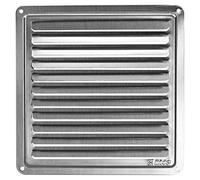 Rejilla de ventilación de acero inoxidable - 155 x 155 mm - Rejilla de ventilación - Rejilla de ventilación - Rejilla de ventilación - Rejilla de ventilación -