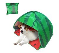 HACRAHO Tienda de campaña de Playa para Perros, 1 Paquete de sandía, portátil, automático, emergente, toldo instantáneo para Cachorros y Mascotas pequeñas, L