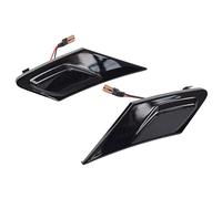 Hacreyatu Dinamicos Lateral LED Intermitente Lateral 2 Piezas Indicador Laterales para T-oyota 86 FT86 GT86 para Scion FR-S para Subaru BRZ (negro)