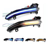 Hacreyatu Luces intermitentes LED dinámicas secuenciales para espejo lateral B-MW 1 2 3 4 Series F20 F30 F31 F21 F22 F23 F32 F33 F34 X1 E84 F36 F87 M2 (azul)