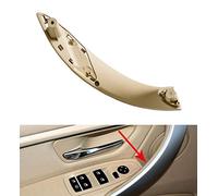 Hacreyatu Tirador de Puerta del Coche para B -MW 3 Serie F30 F31 F34 F80, Manijas de la puerta interior del automóvil para B-MW 4 Series F32 F33 F36 F82 F83 (Frente - Derecha, Beige)