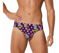 HACXZ Bañador Tipo Slip para Hombre con la Bandera de la República Dominicana, bañador Tipo bóxer, Shorts de Playa, Talla L