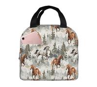 HACXZ Fiambrera con forma de corazón de mariquita roja, bolsa térmica para el almuerzo para adultos, fiambrera reutilizable para la oficina, el trabajo, picnics, senderismo y viajes.