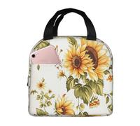 HACXZ Fiambrera con forma de corazón de mariquita roja, bolsa térmica para el almuerzo para adultos, fiambrera reutilizable para la oficina, el trabajo, picnics, senderismo y viajes.