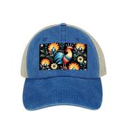 HACXZ Gorra de béisbol Hueca con Estampado de Arte folclórico Polaco, Gorra clásica de papá, Gorra de béisbol de algodón Ajustable, Gorra Deportiva con Visera