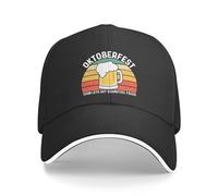 HACXZ Gorra de béisbol para Hombre con el Lema Equipo Oktoberfest: ¡Vamos a ponernos a Comer Schnitzel!