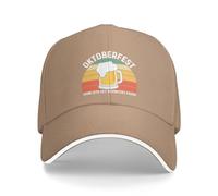 HACXZ Gorra de béisbol para Hombre con el Lema Equipo Oktoberfest: ¡Vamos a ponernos a Comer Schnitzel!