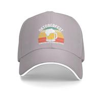 HACXZ Gorra de béisbol para Hombre con el Lema Equipo Oktoberfest: ¡Vamos a ponernos a Comer Schnitzel!