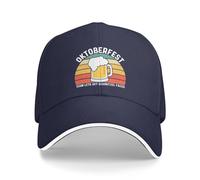 HACXZ Gorra de béisbol para Hombre con el Lema Equipo Oktoberfest: ¡Vamos a ponernos a Comer Schnitzel!