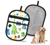 HACXZ Guante removedor de Pelo de Mascotas Dinosaur Roar para Perros y Gatos, 24 x 17 cm, Reutilizable, para sofá, Cama, Alfombra y Asiento de Coche.