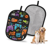 HACXZ Guante removedor de Pelo de Mascotas Fun Game Time para Perros y Gatos, 24 x 17 cm, Herramienta Reutilizable para Eliminar el Pelo de Mascotas en sofás, Camas, alfombras y Asientos de Coche.
