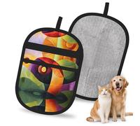 HACXZ Guantes electrostáticos espirales para Eliminar Pelo de Mascotas, Cepillo mágico Reutilizable para Perros y Gatos | Quitapelos para sofás, alfombras, Coches y Ropa.