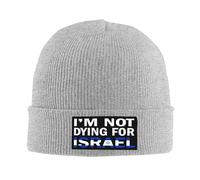 HACXZ No muero por Israel. Gorro de Punto. Gorro de esquí Suave, clásico y elástico. Haz Que Irán vuelva a ser Grande.