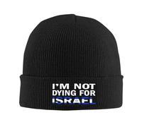 HACXZ No muero por Israel. Gorro de Punto. Gorro de esquí Suave, clásico y elástico. Haz Que Irán vuelva a ser Grande.